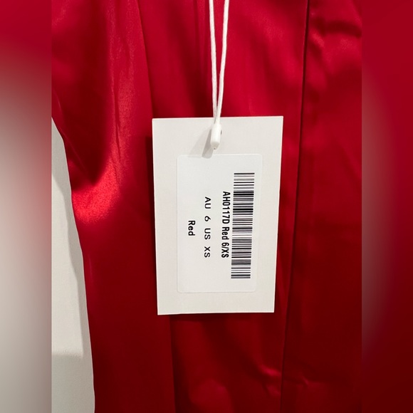 Red Satin Dress - Picture 9 of 9